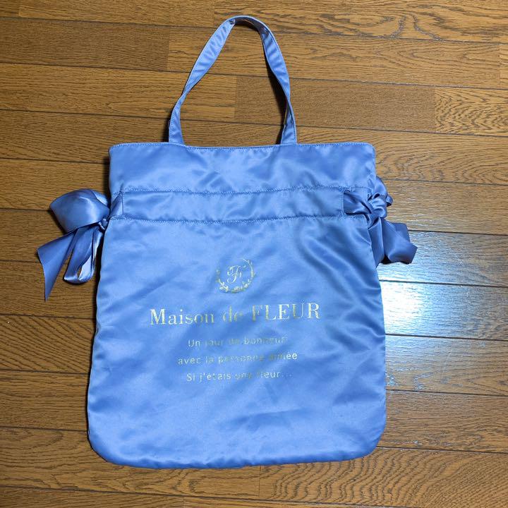 Maison de FLEUR - メゾンドフルール ダブルリボントートバッグ