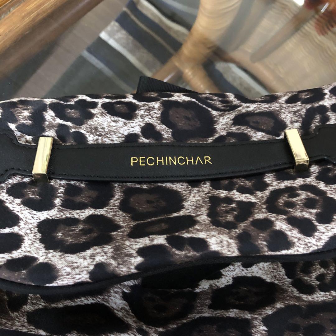 ヌエール nouer PECHINCHAR レオパード柄メタルファスナー