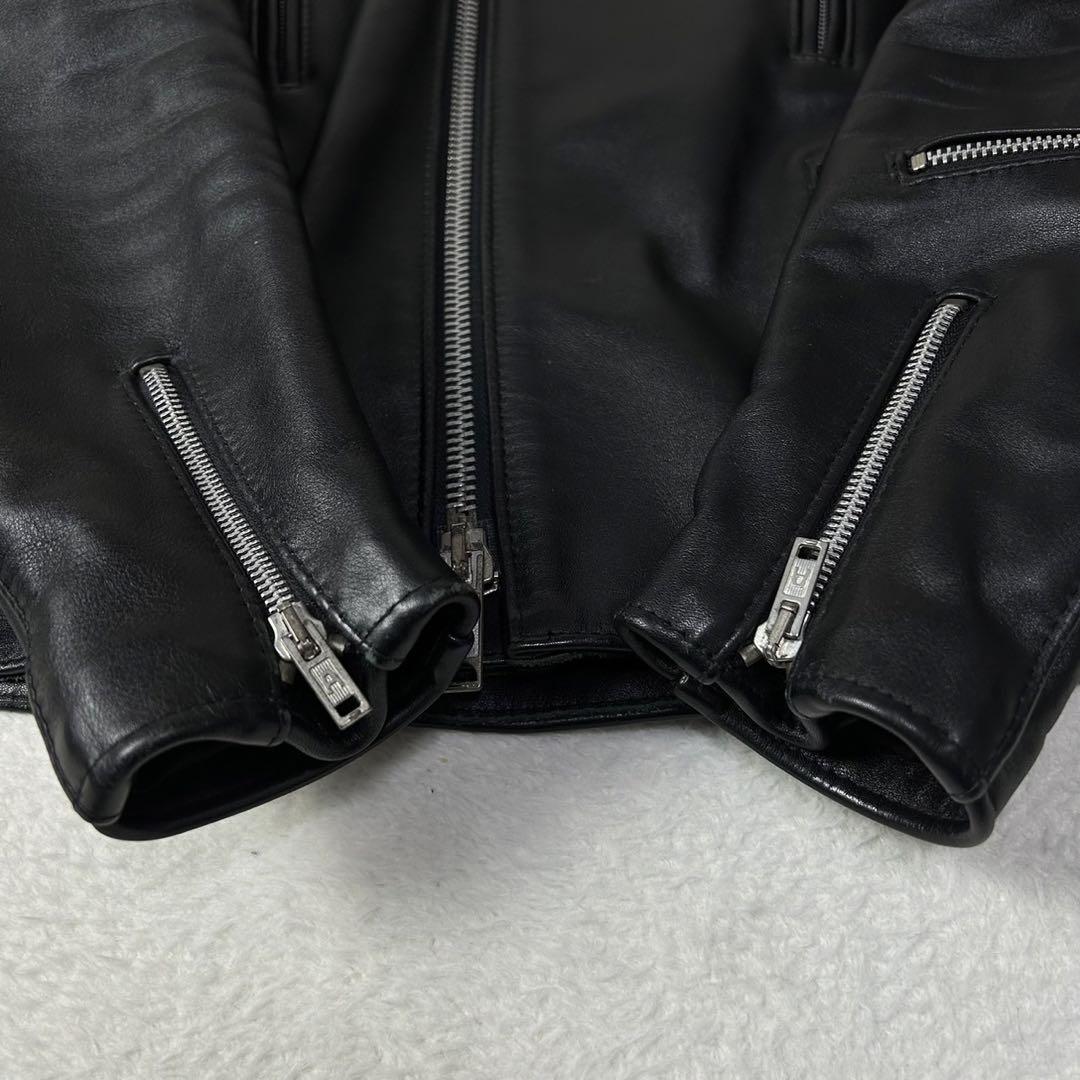 美品 ステアハイド 666 ダブル ライダースジャケット UK レザー