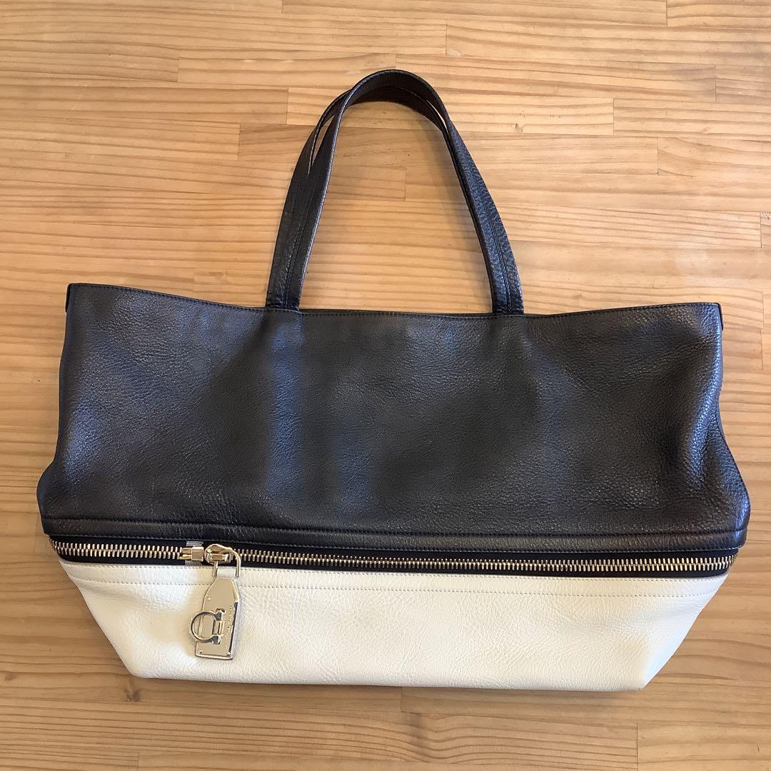Salvatore Ferragamo フェラガモ レザートートバッグ Salvatore Ferragamo フェラガモ レザートートバッグ