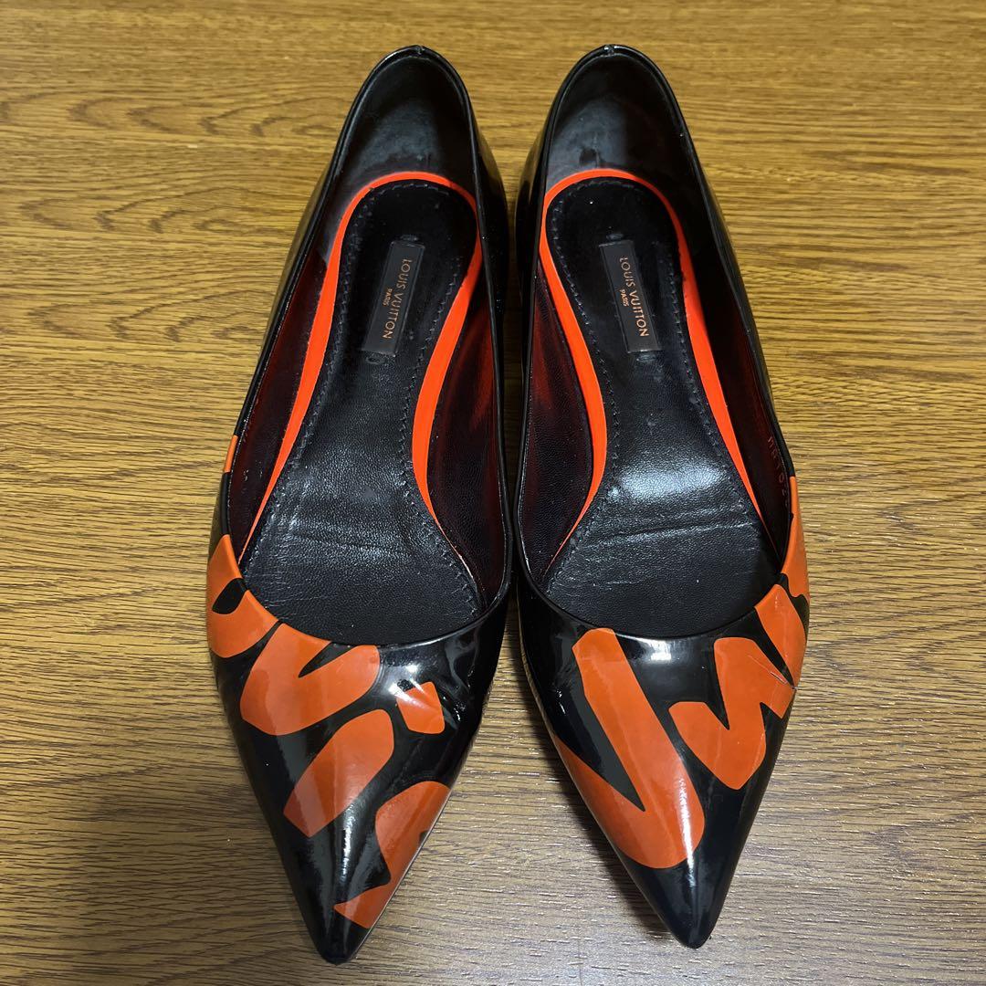 ルイヴィトンフラットパンプス