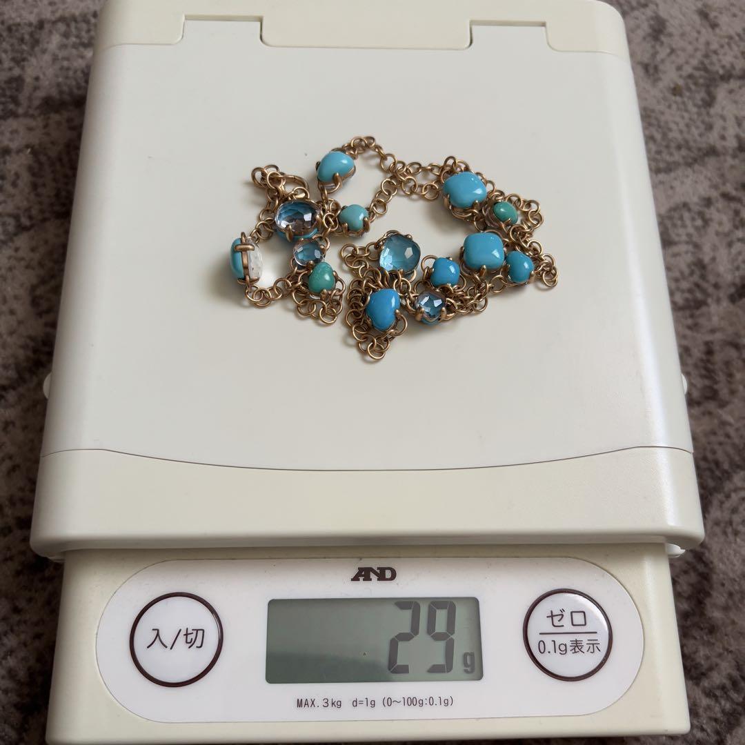 極美品 ポメラートpomellato ネックレス カプリ ターコイズ