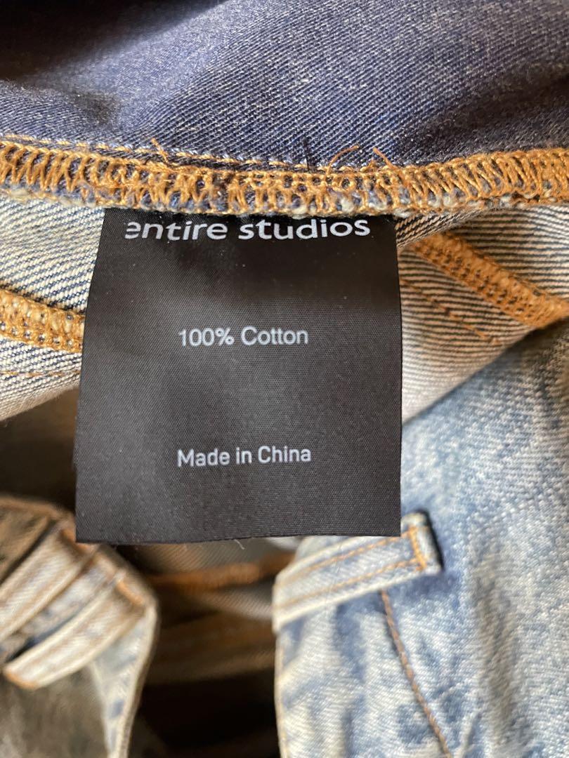 パンツ entire studios Heavy Denim Cargo