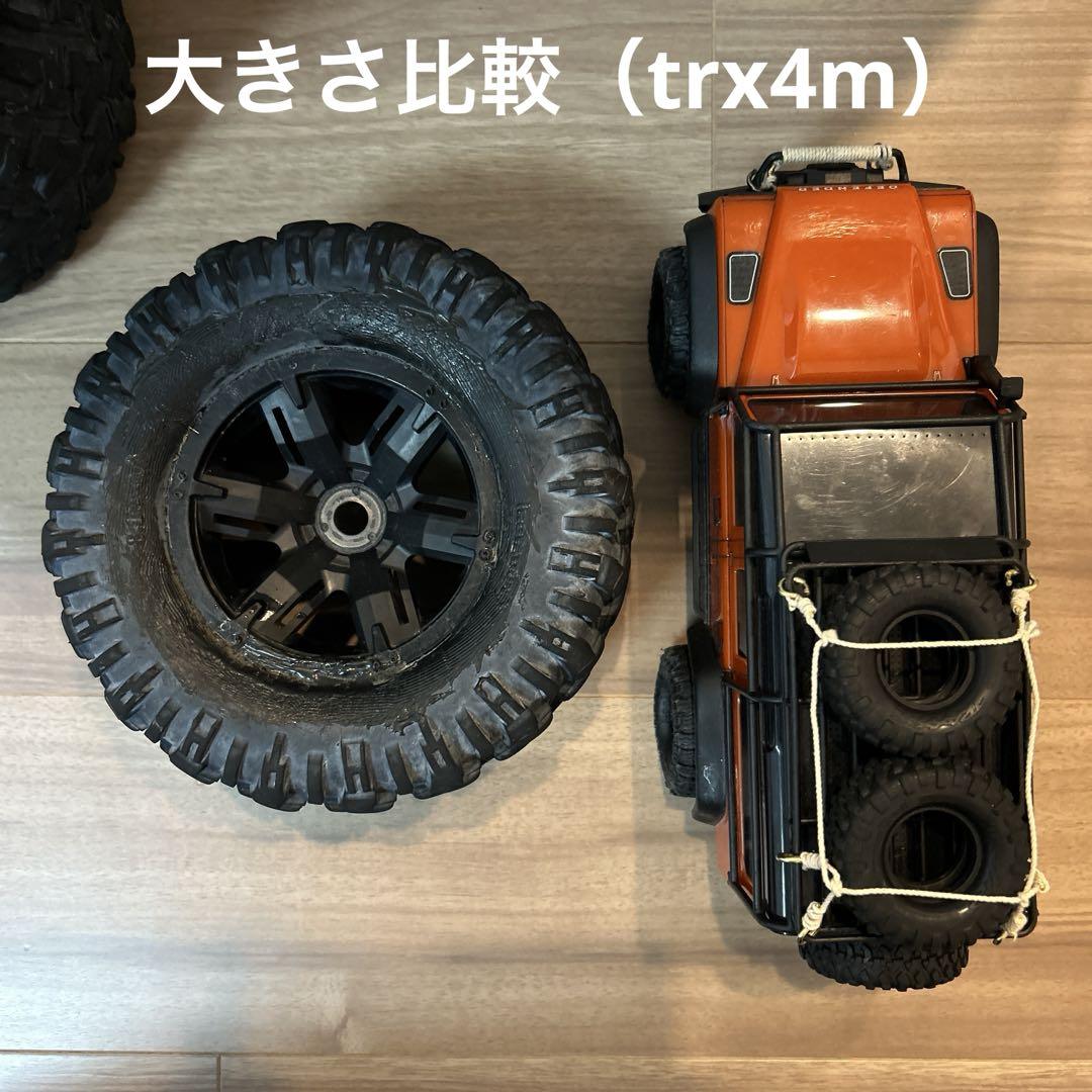 traxxas x-maxx 純正　タイヤ　特大　モンスタートラック