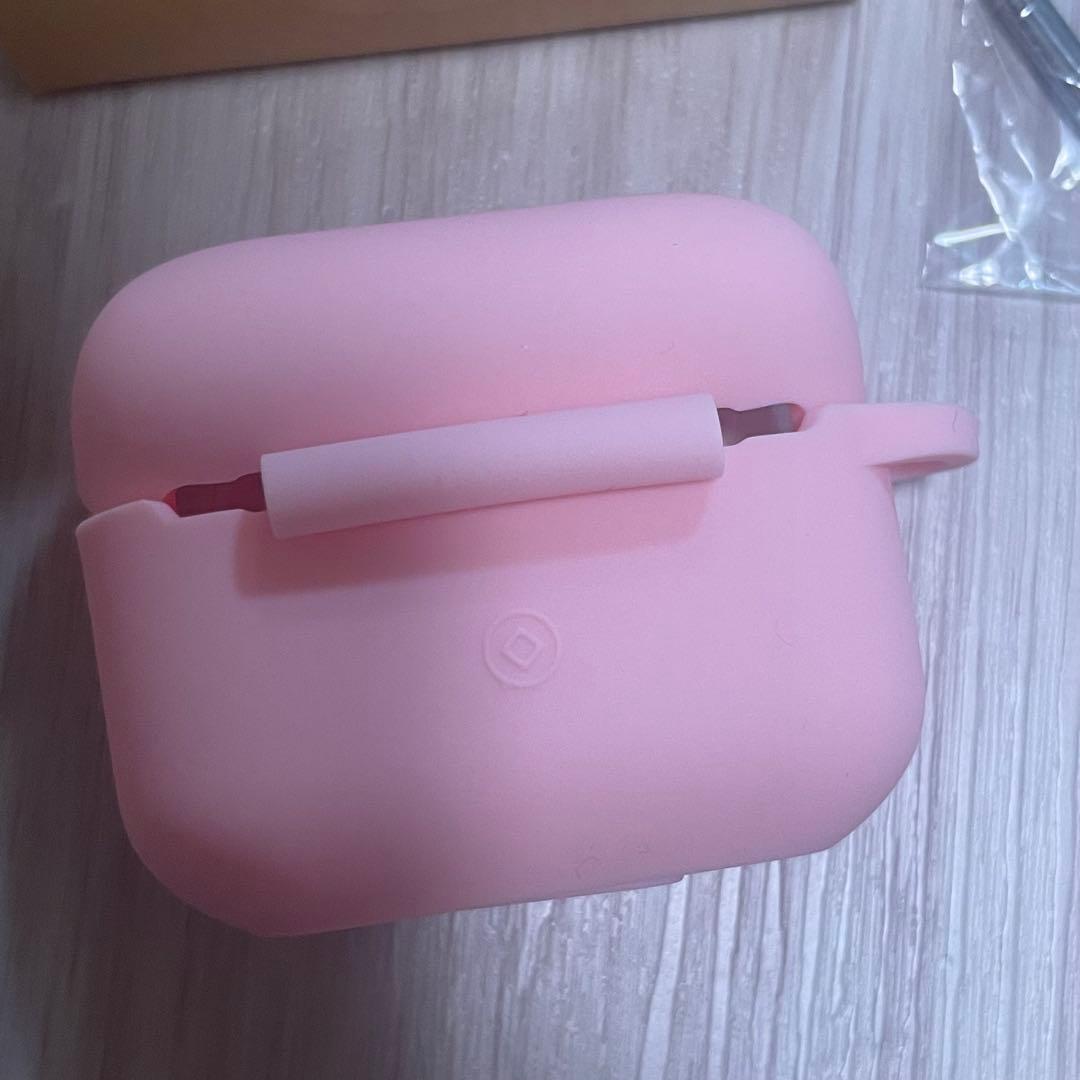 AirPods Pro 2019 充電ケースカバー シリコン　ピンク
