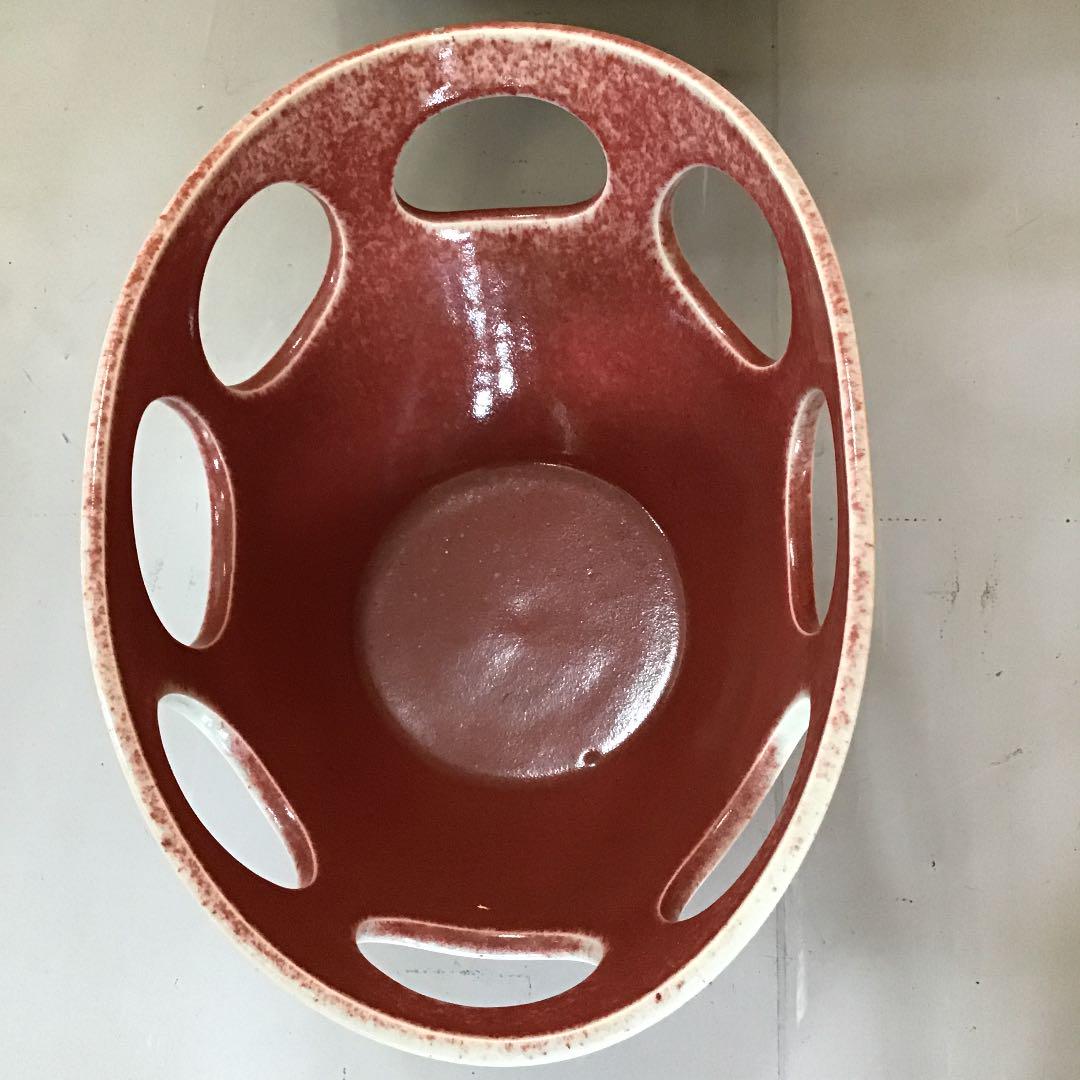 骨董品　華道道具 花噐 九曜透し花瓶 正明作 N１５KA