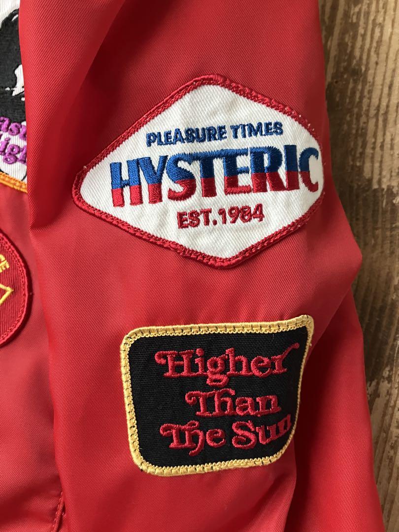 HystericGlamour ヒステリックグラマー レーシングジャケット 赤F