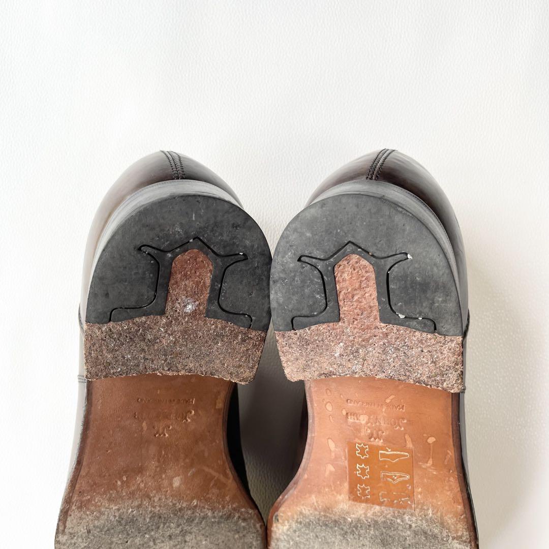 希少『JOHNLOBB』LIANSTON／27.5cm／キャップトゥ／パティーヌ