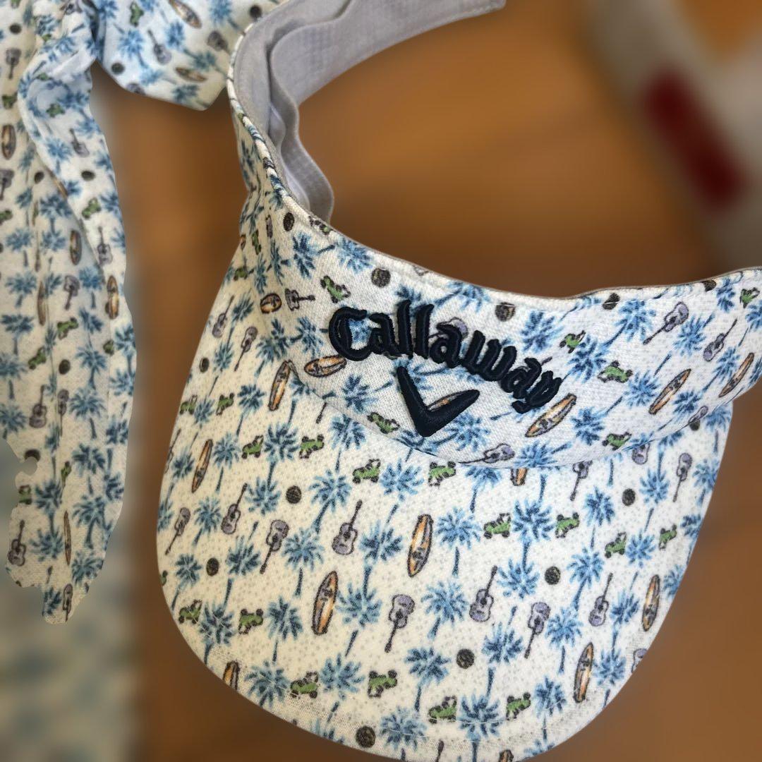 大量入荷 Callawayゴルフポロシャツとサンバイザーセット！ ゴルフウェアL メンズウェア