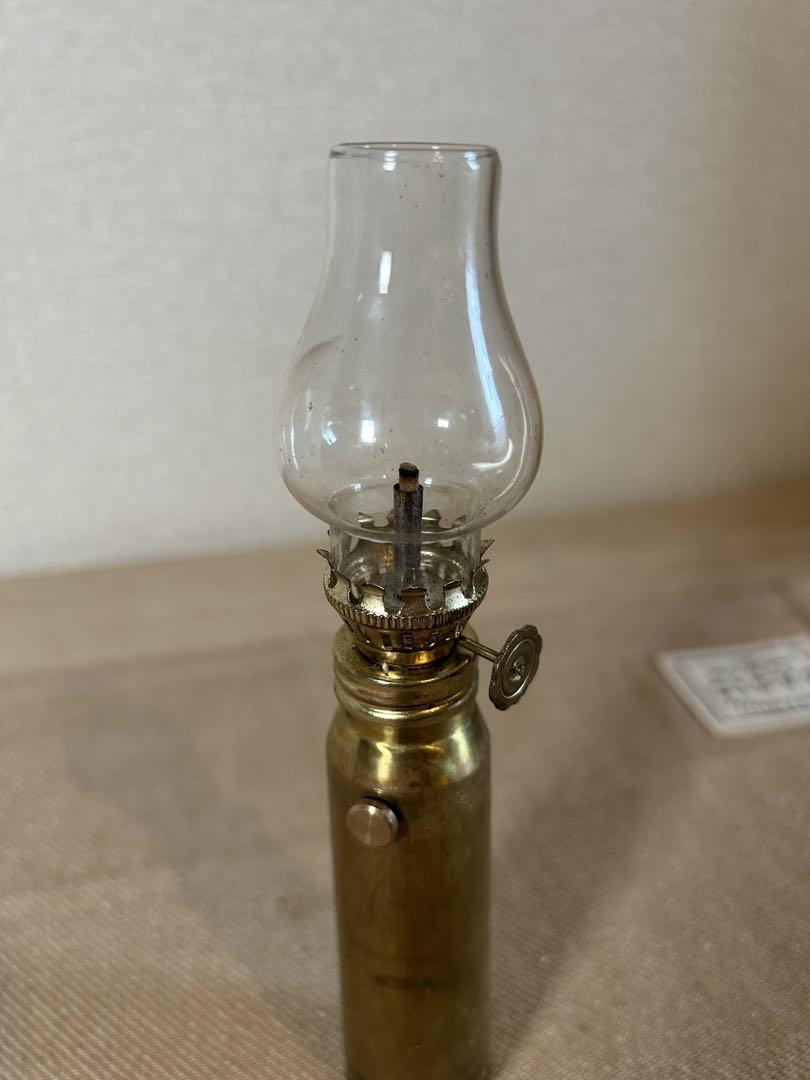 実弾使用 真鍮製オイルランタン