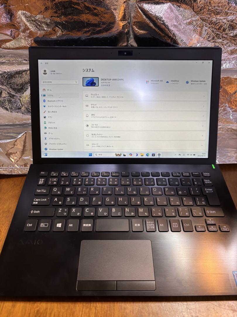 VAIO Pro PF/4GB/128GB/Win11&Office/ 残95%