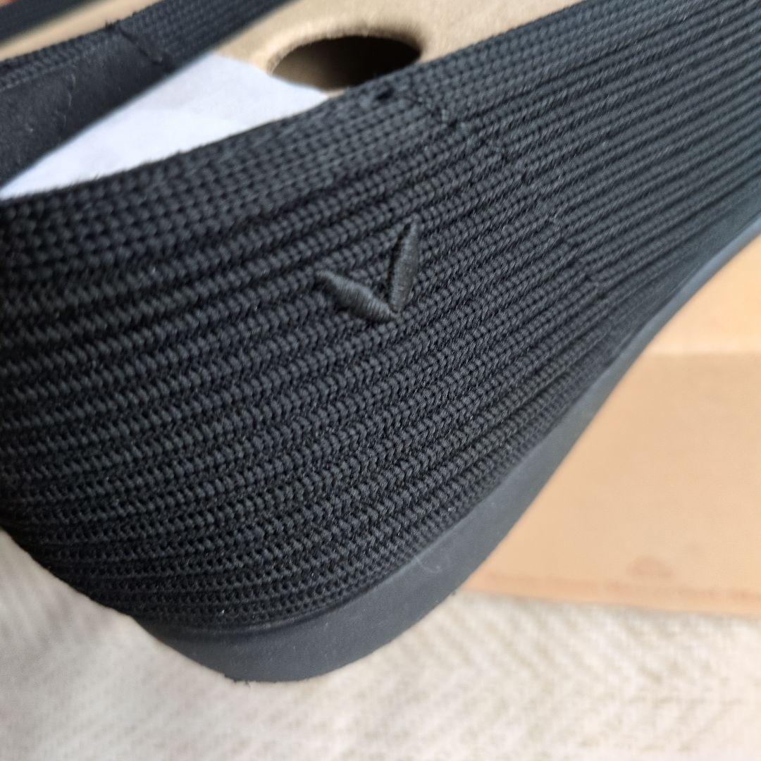 美品！VIVAIA ブラック フラットシューズ　 36 専用箱付き