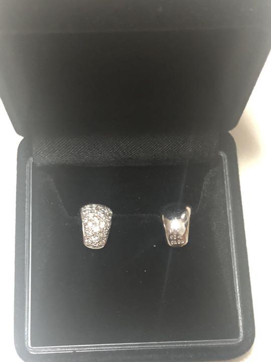 K18WG ピアス DIAMOND