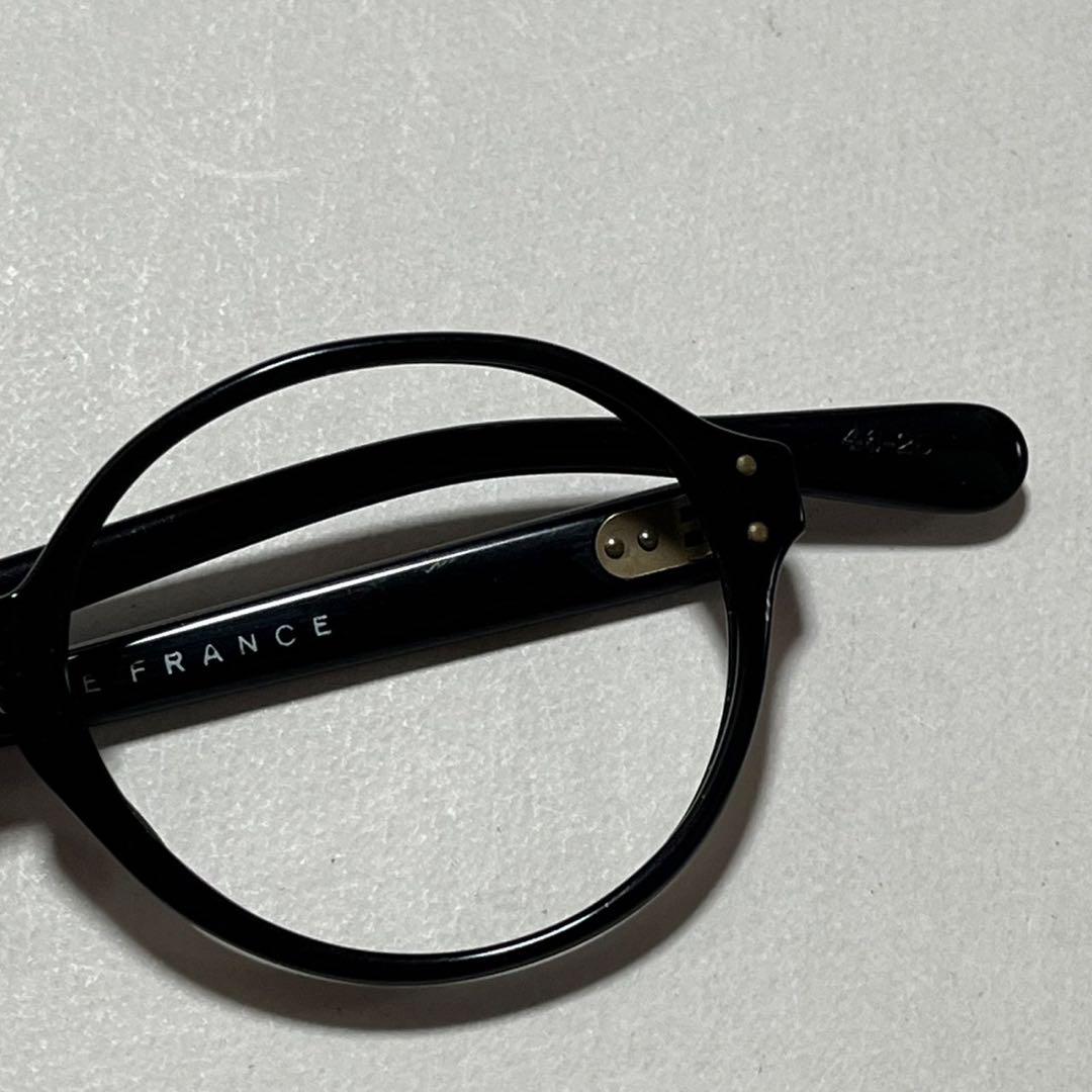 60’s FRAME FRANCE 46/20 ラウンド ボストン サングラス