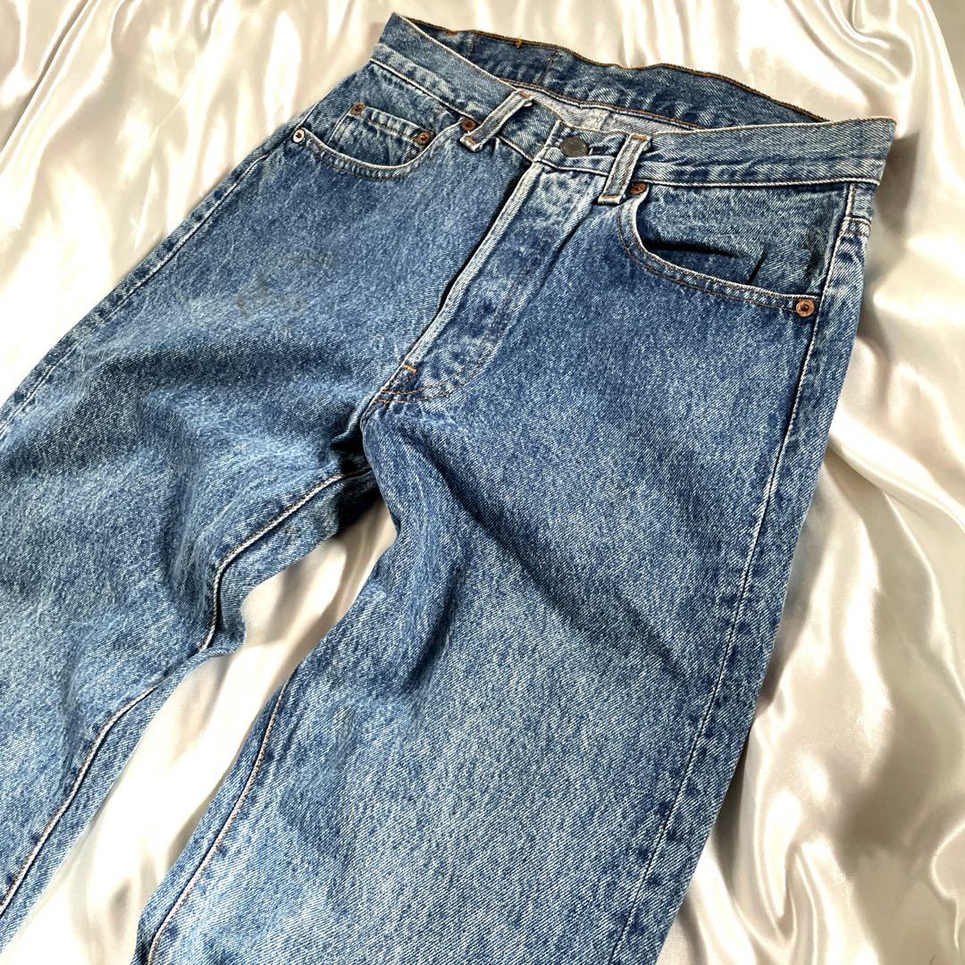 人気新品入荷 80's リーバイス W30 ボタン裏555 ジーンズ デニム バレンシア製 パンツ