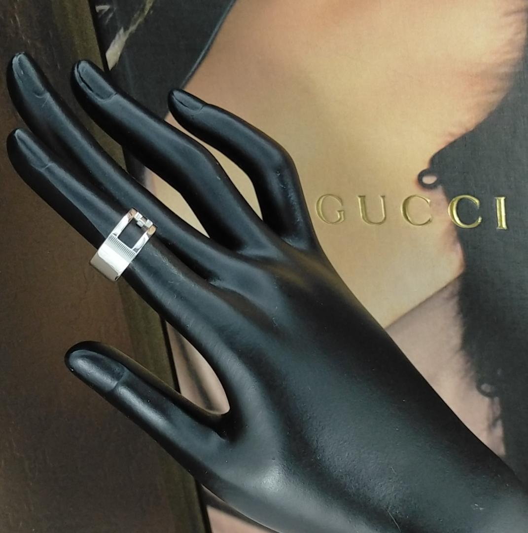 ☆SALE☆【GUCCI】ブランデッド G リング 5号 2000 - メルカリ