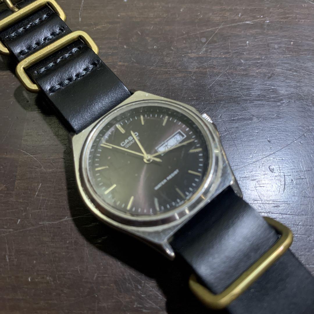 新品タグ付SUPERIOR LABORシュペリオールレイバー 時計付き革ベルト