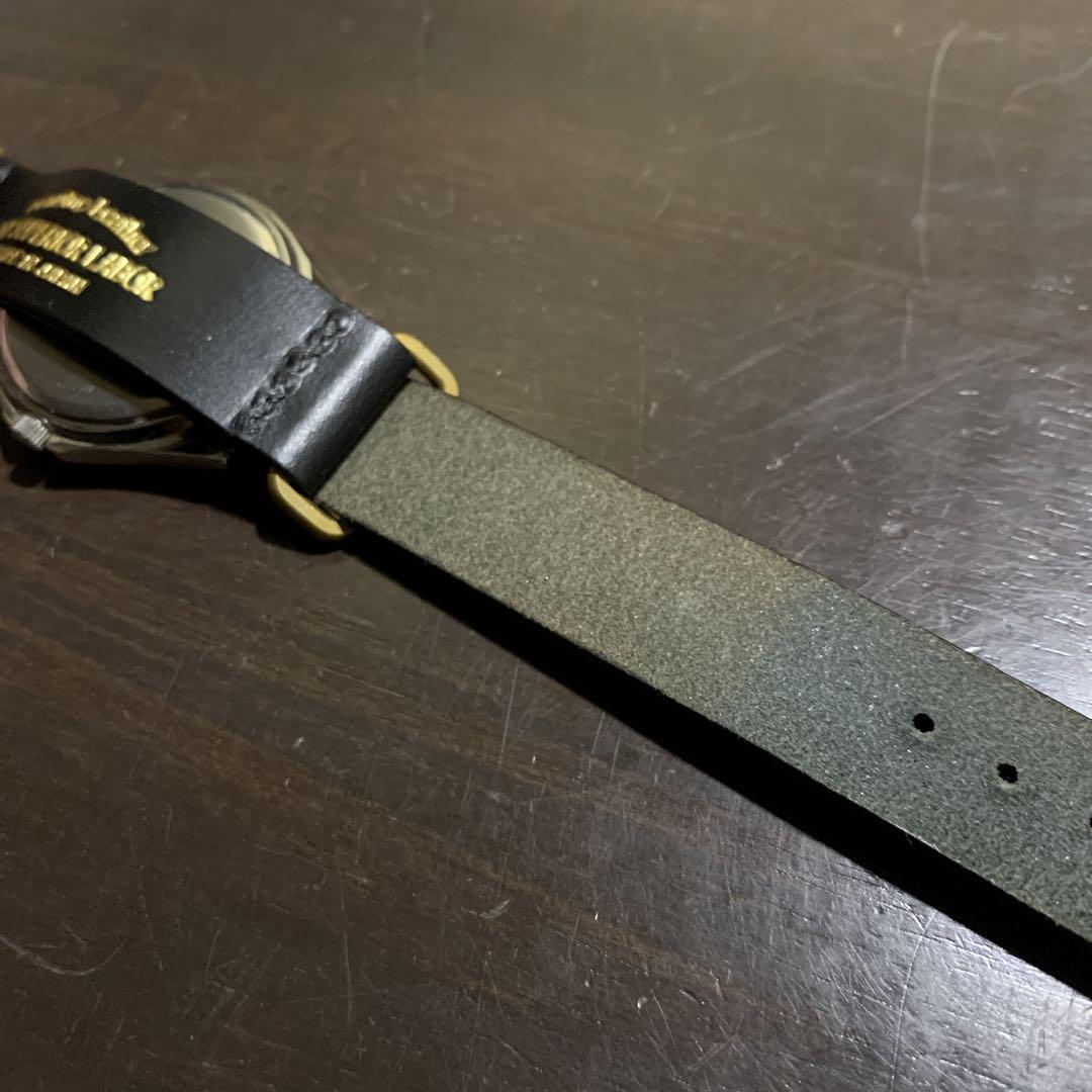 新品タグ付SUPERIOR LABORシュペリオールレイバー 時計付き革ベルト