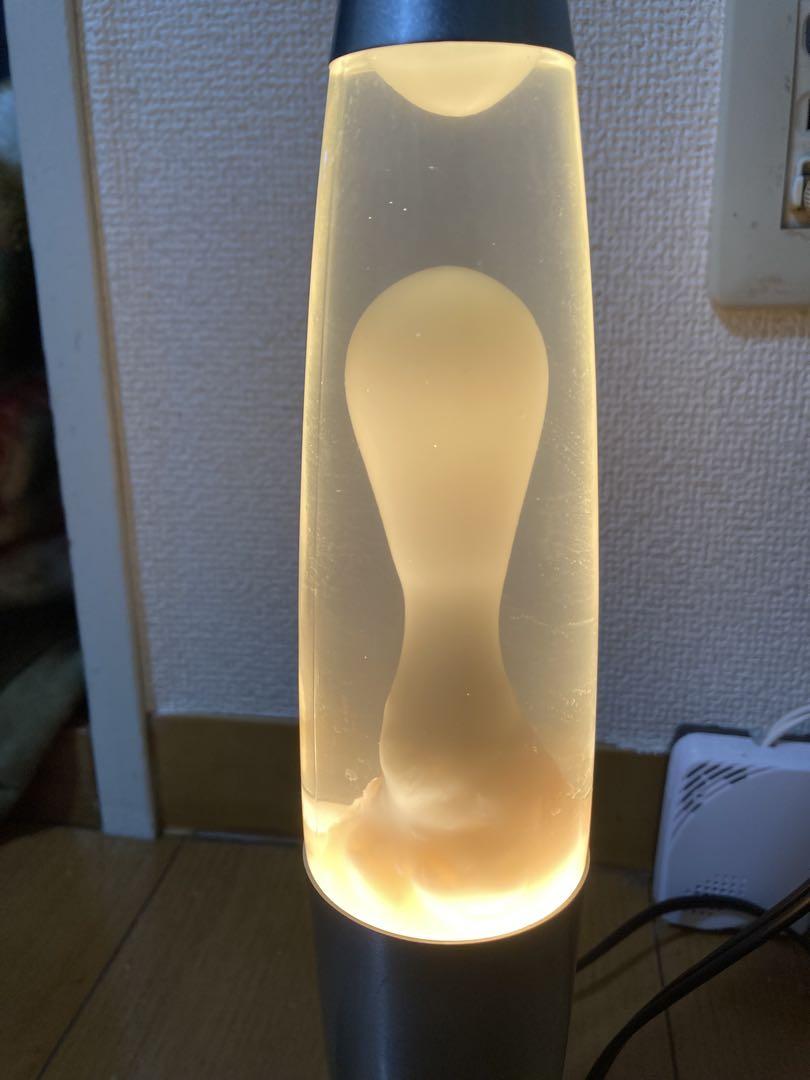 溶岩ランプ、イルミネーションライト、ラバランプ、無限な動きするオシャレなホワイト