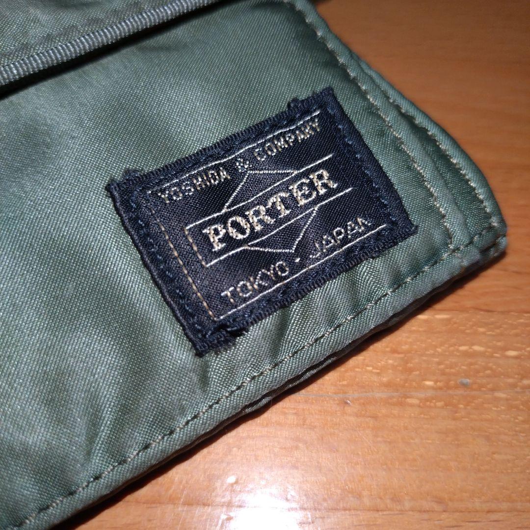 PORTER ポーター タンカー 二つ折り財布 カーキ 希少ウォレット