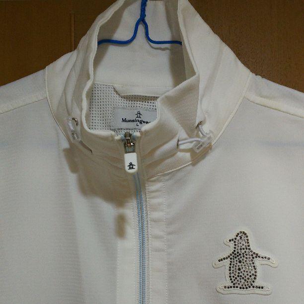 新品 マンシング 白 UVカット スポーツジャケット