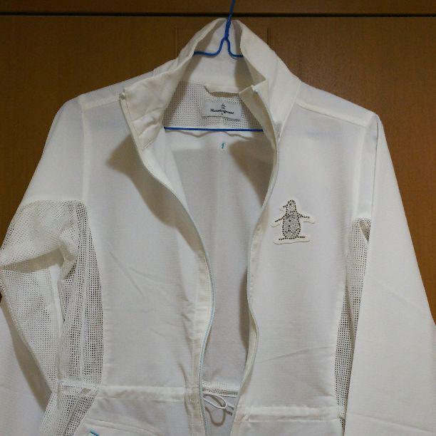 新品 マンシング 白 UVカット スポーツジャケット