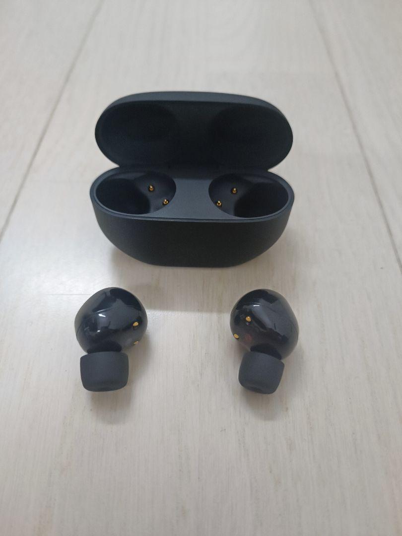 SONY ワイヤレスイヤホン ブラック 充電ケース付き