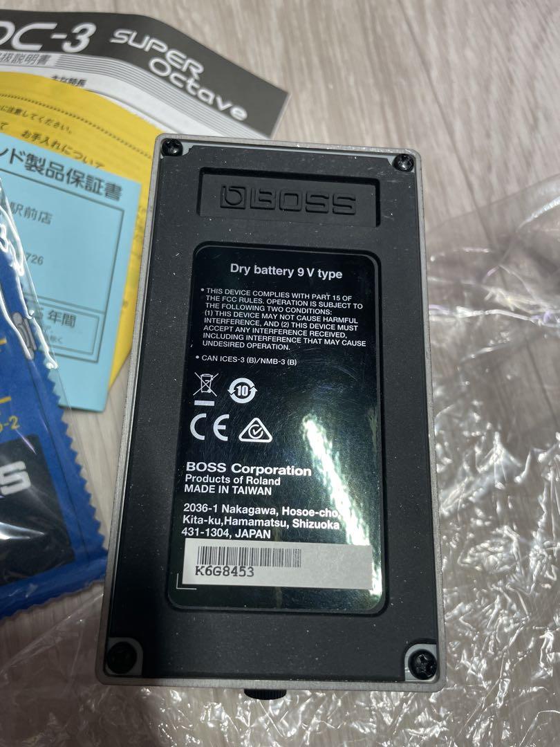BOSS オクターブエフェクター OC-3