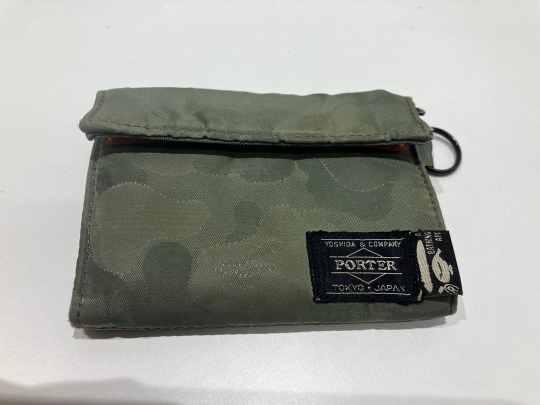 PORTER BAPE二つ折り財布吉田カバン