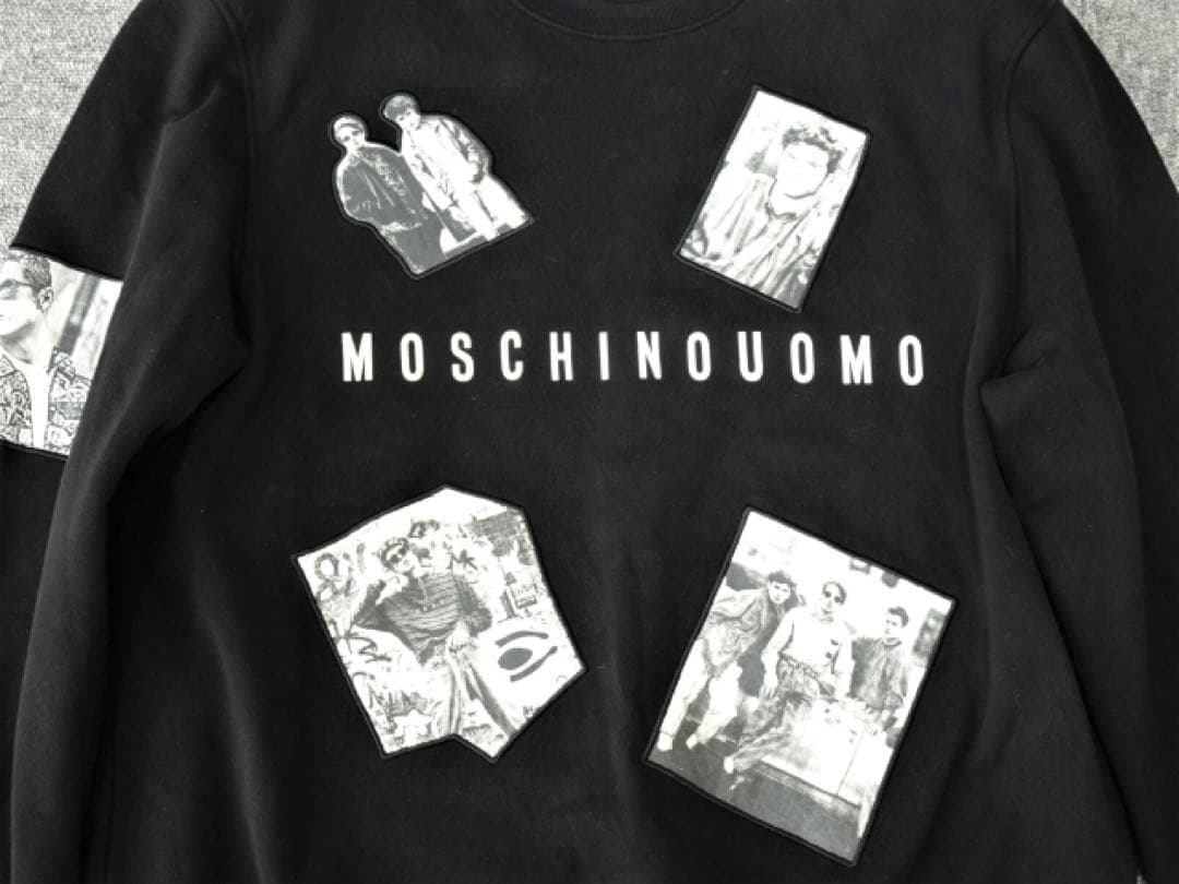 【モスキーノ】グラフィック スウェット トレーナー I50 男性M 女性L