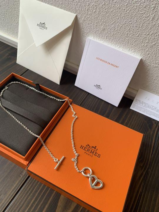 ロコガール様専用 HERMES 限定 デザイン EMKiI-m44744456433 シェーヌダンクル ネックレス 通販お得
