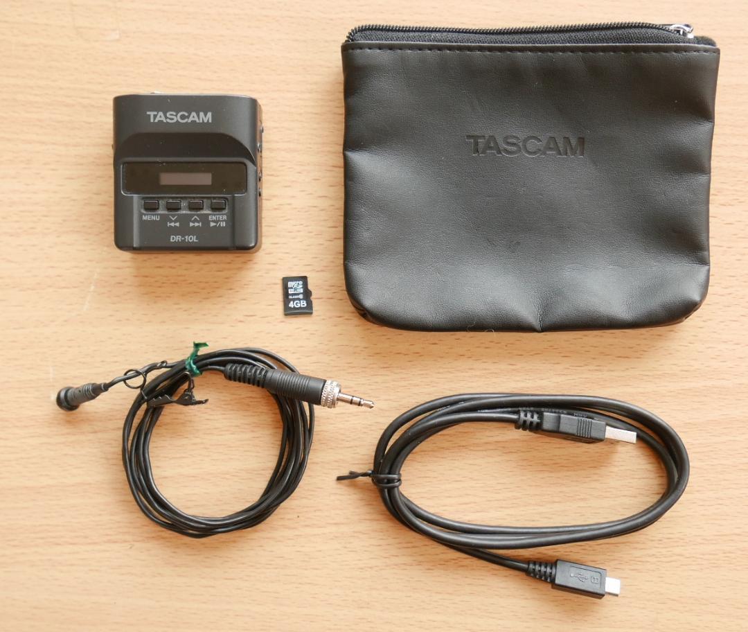 TASCAM DR-10L ピンマイク付き小型オーディオレコーダー