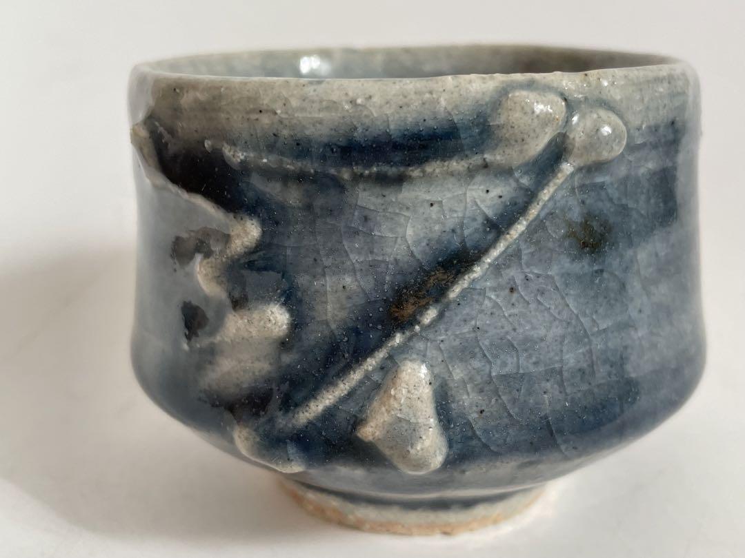 陶芸家　作者不明　河井寛次郎？　河井敏孝　河井武一　呉須碗　湯呑　民藝　箱なし