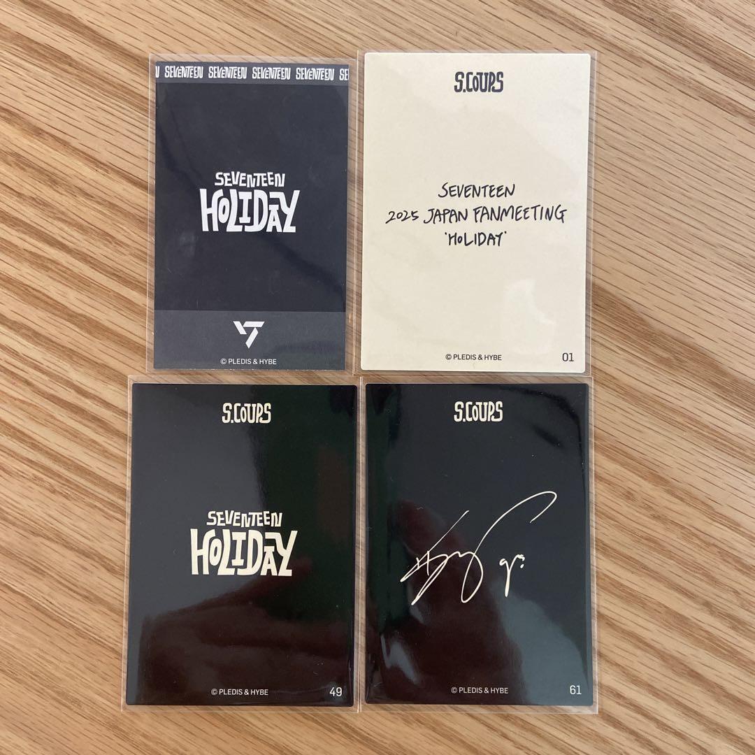 レビュー高評価の商品！ SEVENTEEN Holiday FC更新特典 トレカ