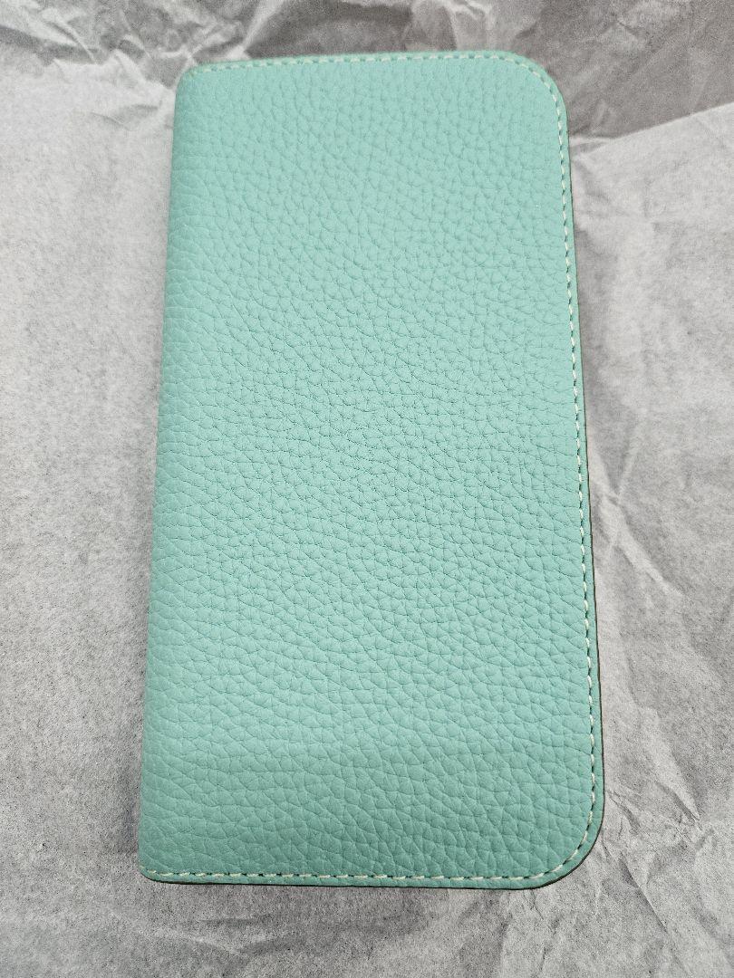 新品未使用　BONAVENTURA 手帳型ケース アイボリー・エトゥープ 上質なレザーの手帳型 iPhone / スマホケース（ダイアリーケース