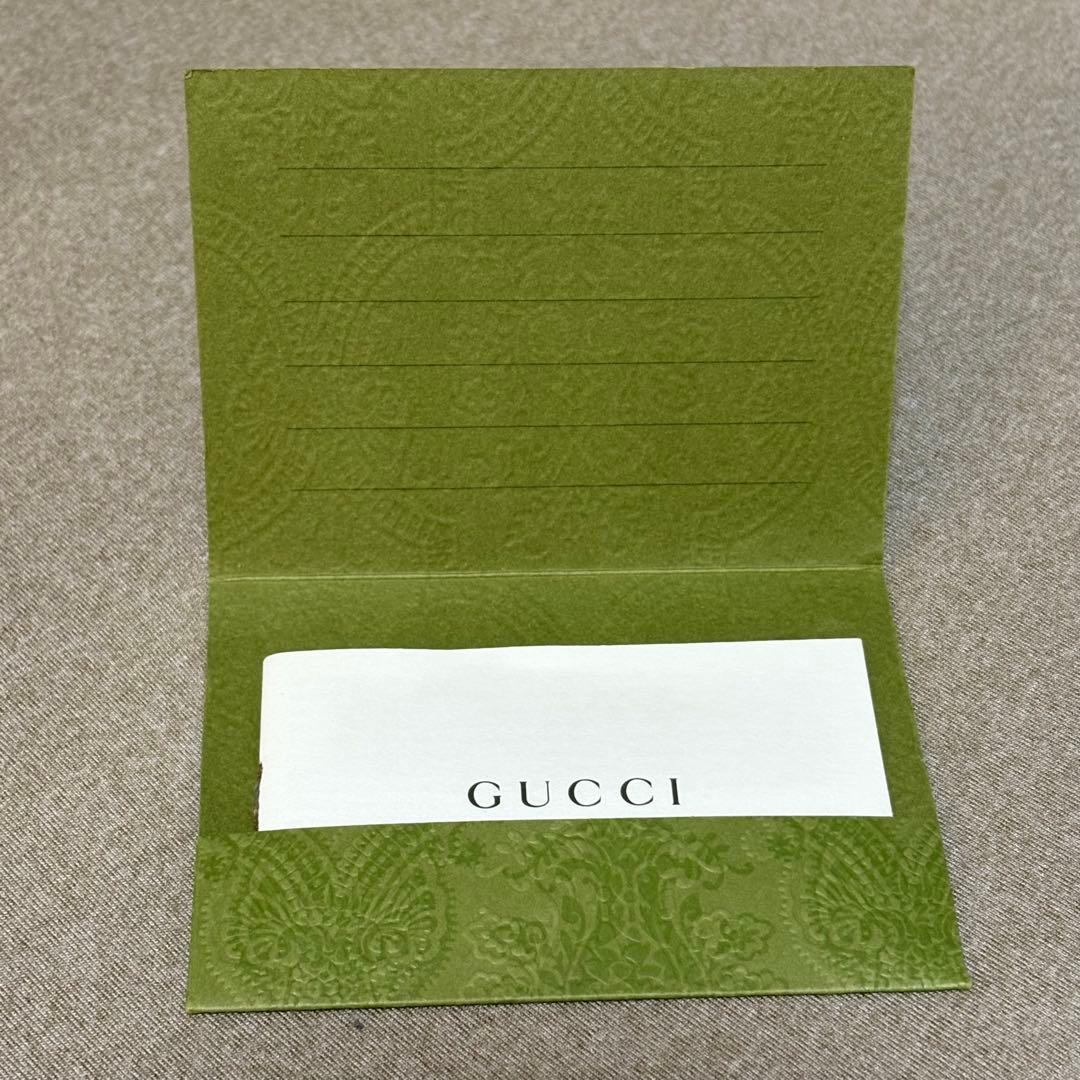 GUCCI 二つ折り財布 グレー ホワイト【付属品完備】 GUCCI 二つ折り財布 グレー ホワイト【付属品完備】
