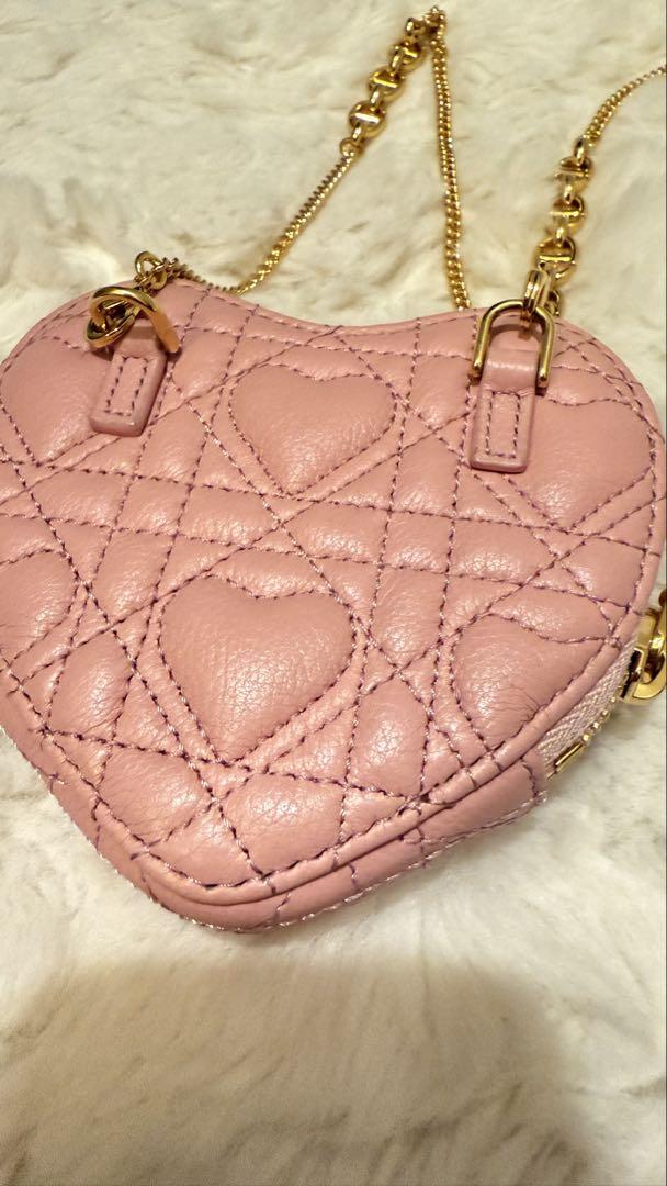 クリスチャンディオールDIOR CARO チェーン ハートポーチ ハート
