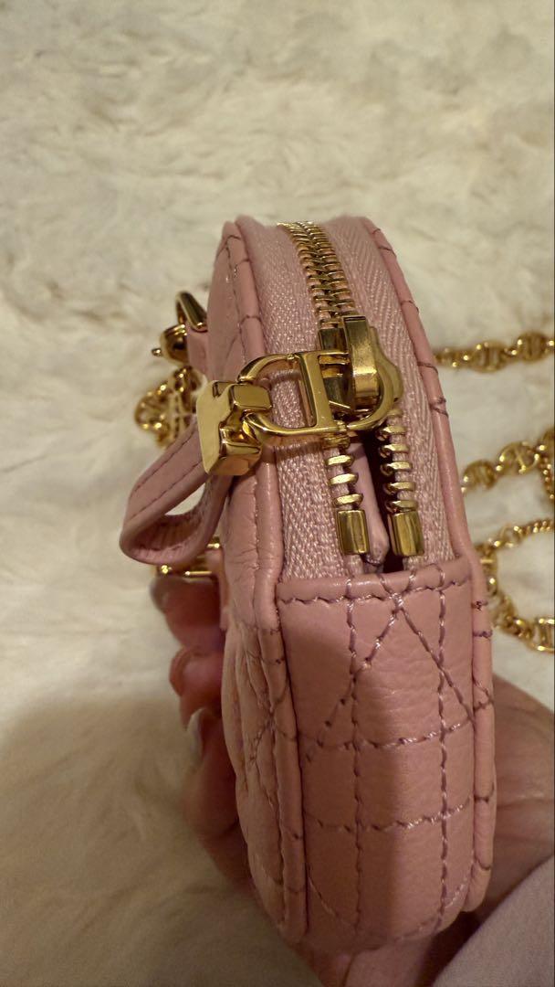 クリスチャンディオールDIOR CARO チェーン ハートポーチ ハート