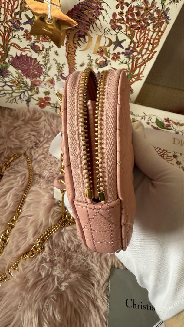 クリスチャンディオールDIOR CARO チェーン ハートポーチ ハート