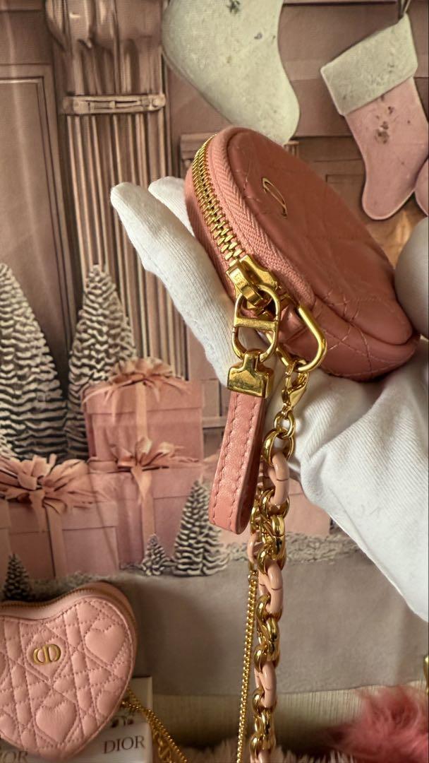 クリスチャンディオールDIOR CARO チェーン ハートポーチ ハート