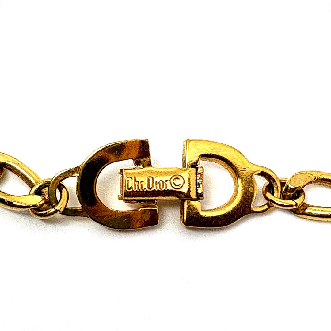 美品 DIORブレスレット ヴィンテージ CDロゴ ゴールドGP ゴールド