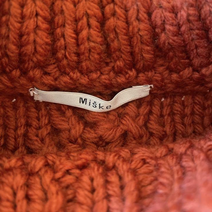 Miske ミシュケ ニット Miške ハンドニットケーブルプルオーバー