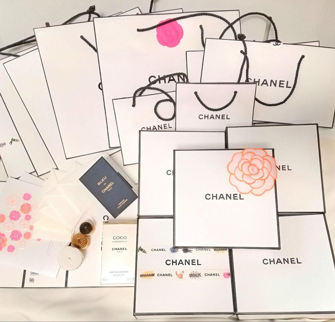 CHANEL ♡ 空箱 香水サンプル カード リボン ショッパー まとめ売り