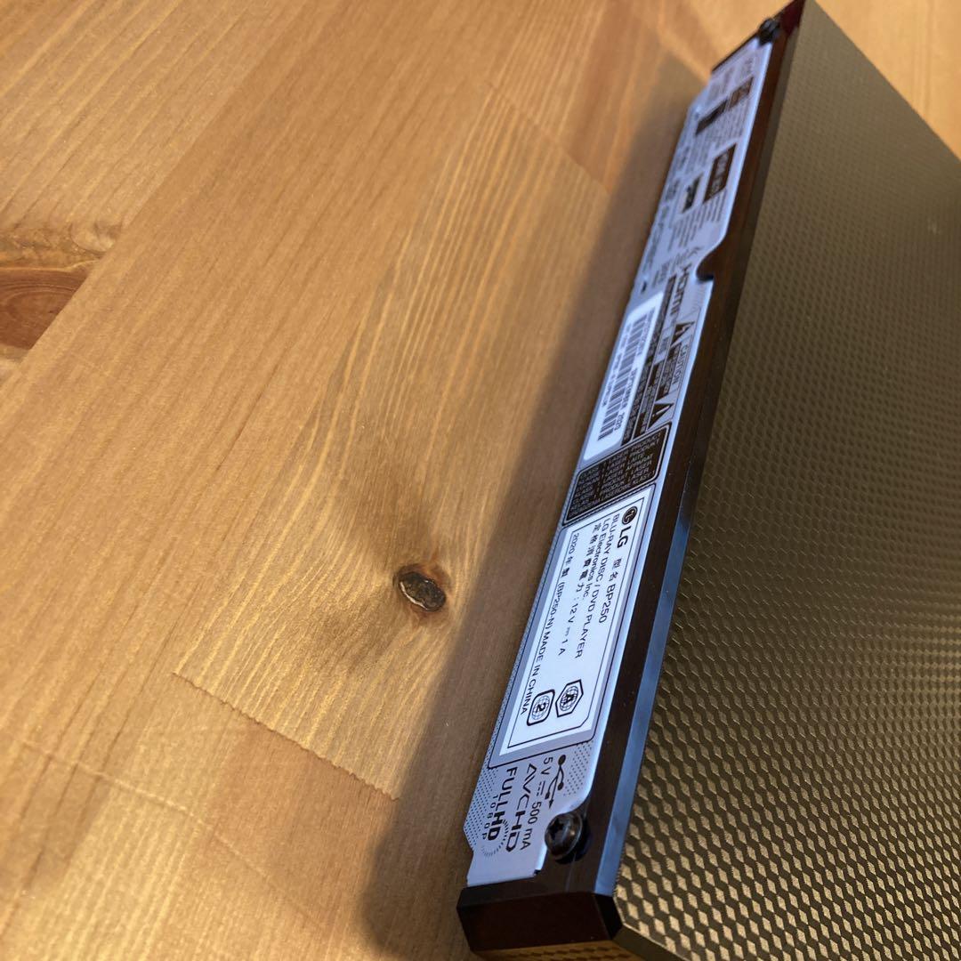 美品　LG ブルーレイプレーヤー　BP250　Blu-ray DVD USB