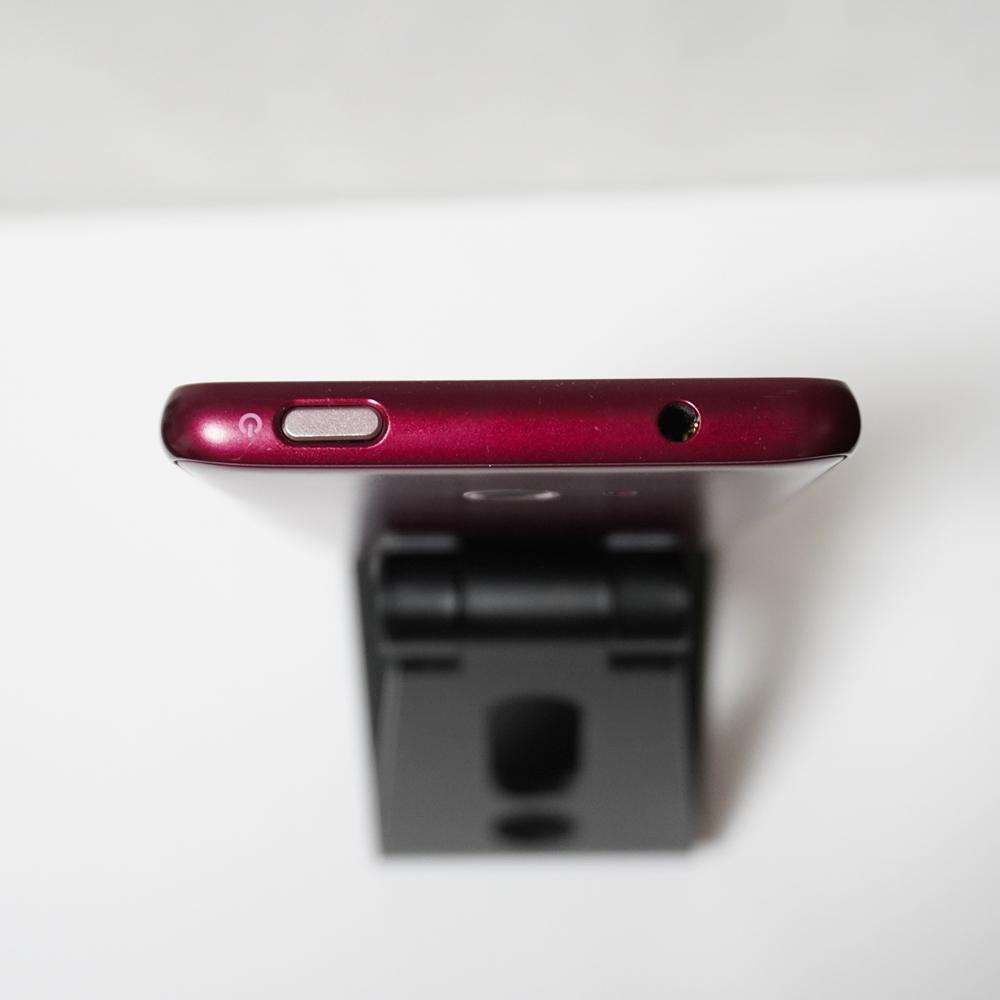 UQmobile 4G BASIO4 ワインレッド SIMロック解除済