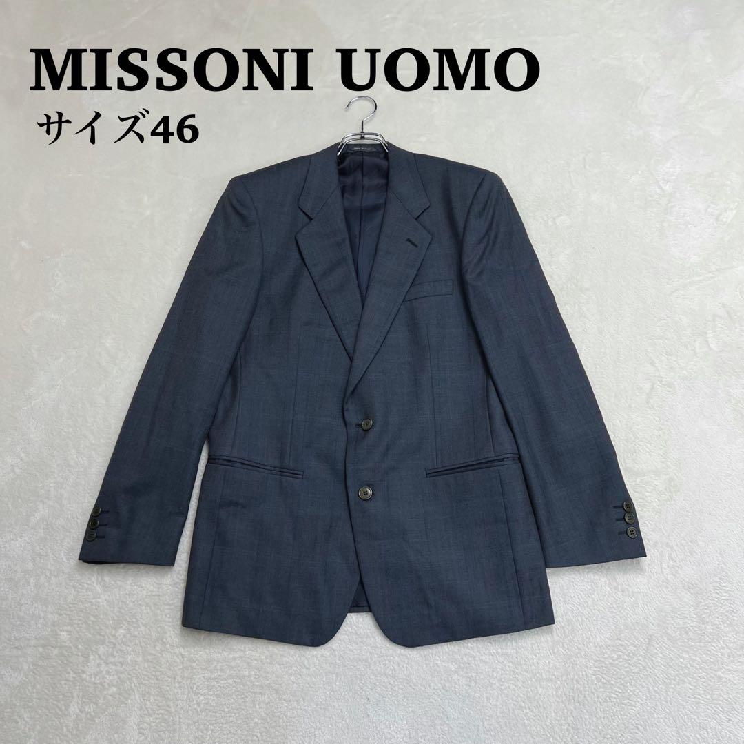 MESSONI UOMO テーラードジャケット イタリア製 ウール サイズ46