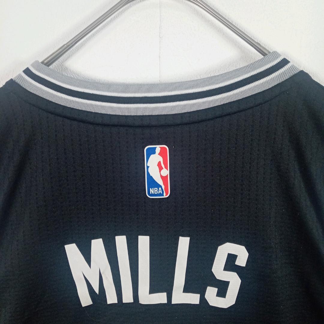 NBA スパーズ adidas SPURS パティ・ミルズ ユニフォーム L