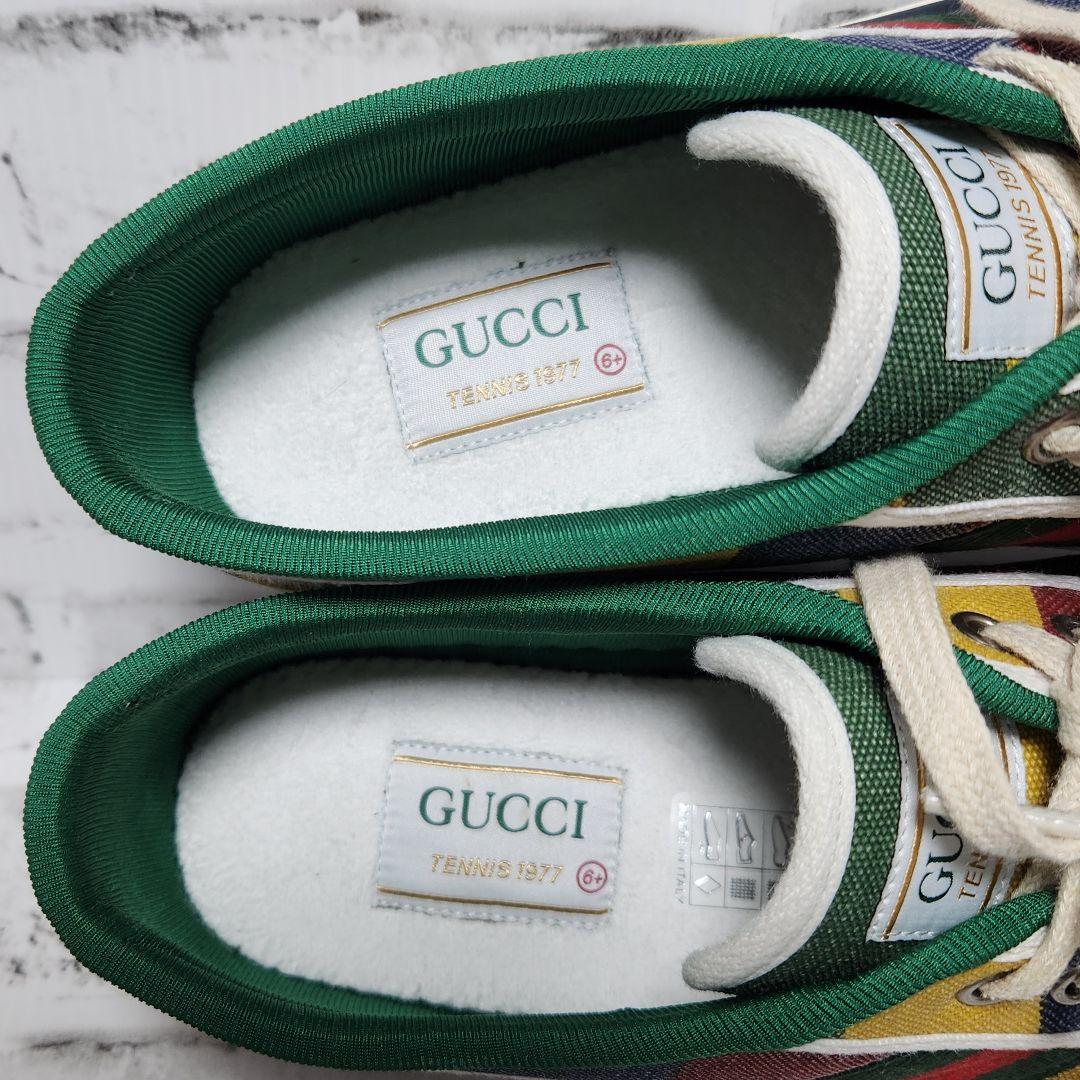 Gucci GG logo Tennis 1977 Sneakers Blue/Ivory Size EU39.5