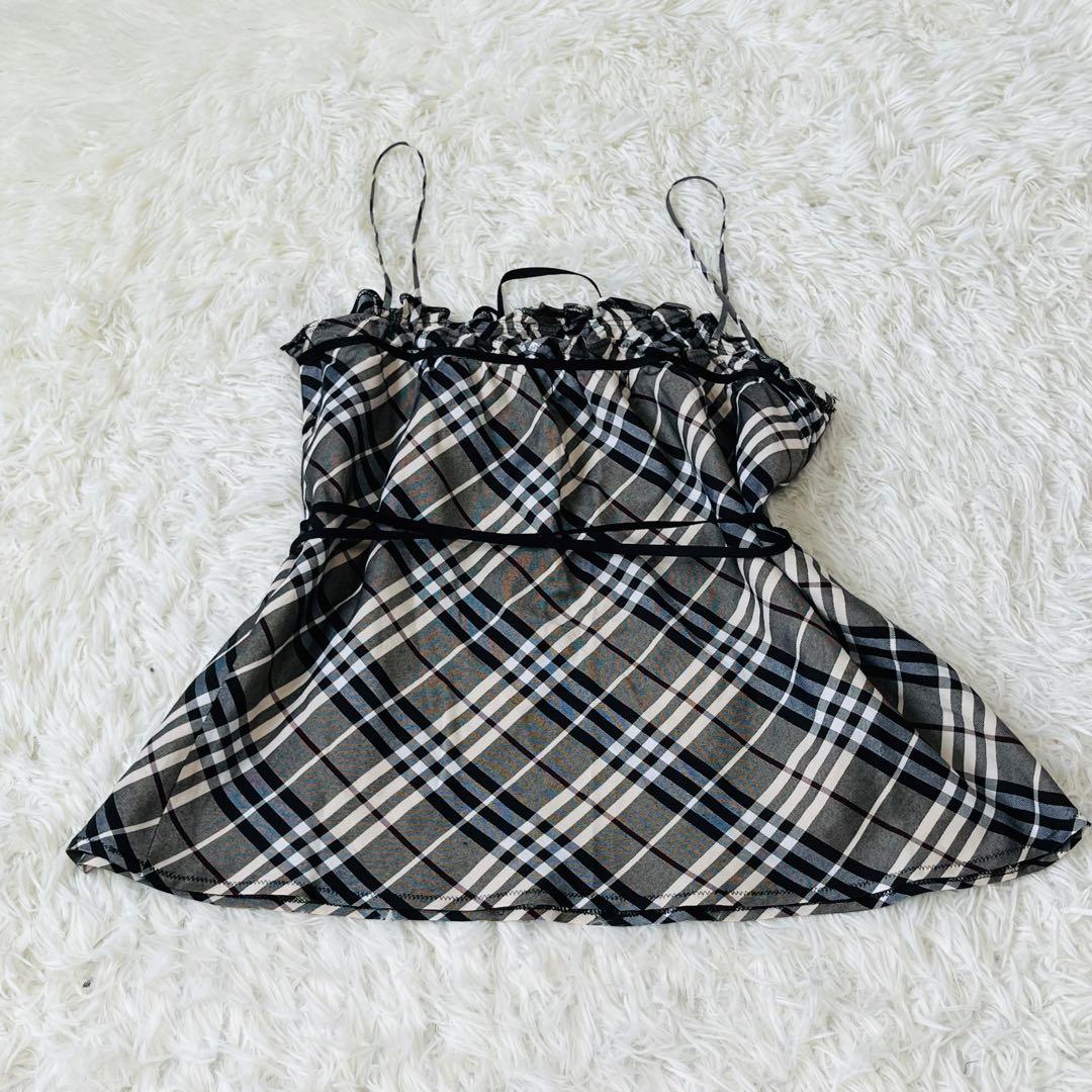 BURBERRY バーバリー　ブルーレーベル　チェック　キャミソール.