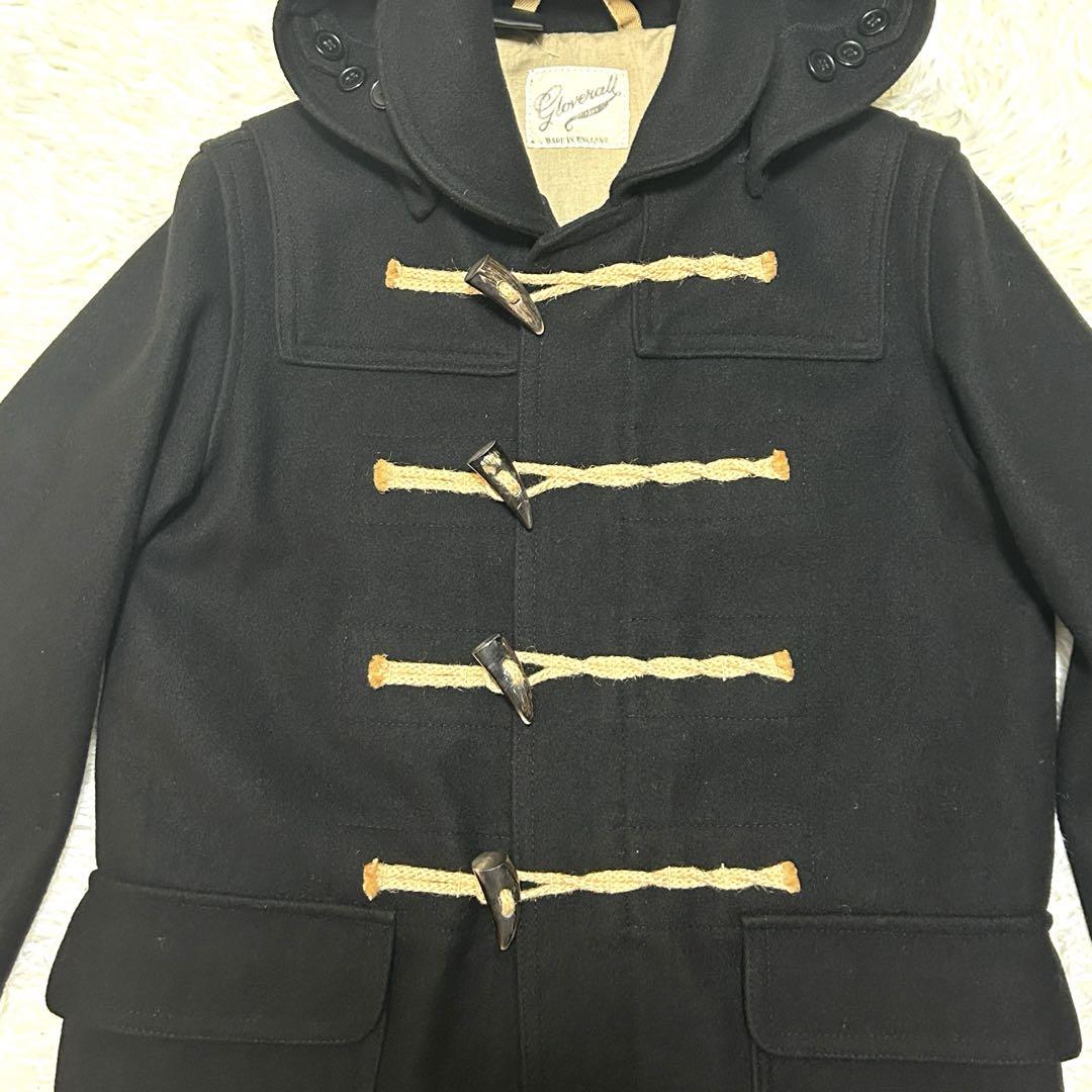 エヌハリウッド×Gloverall ダッフルコート　ブラック黒　グローバーオール
